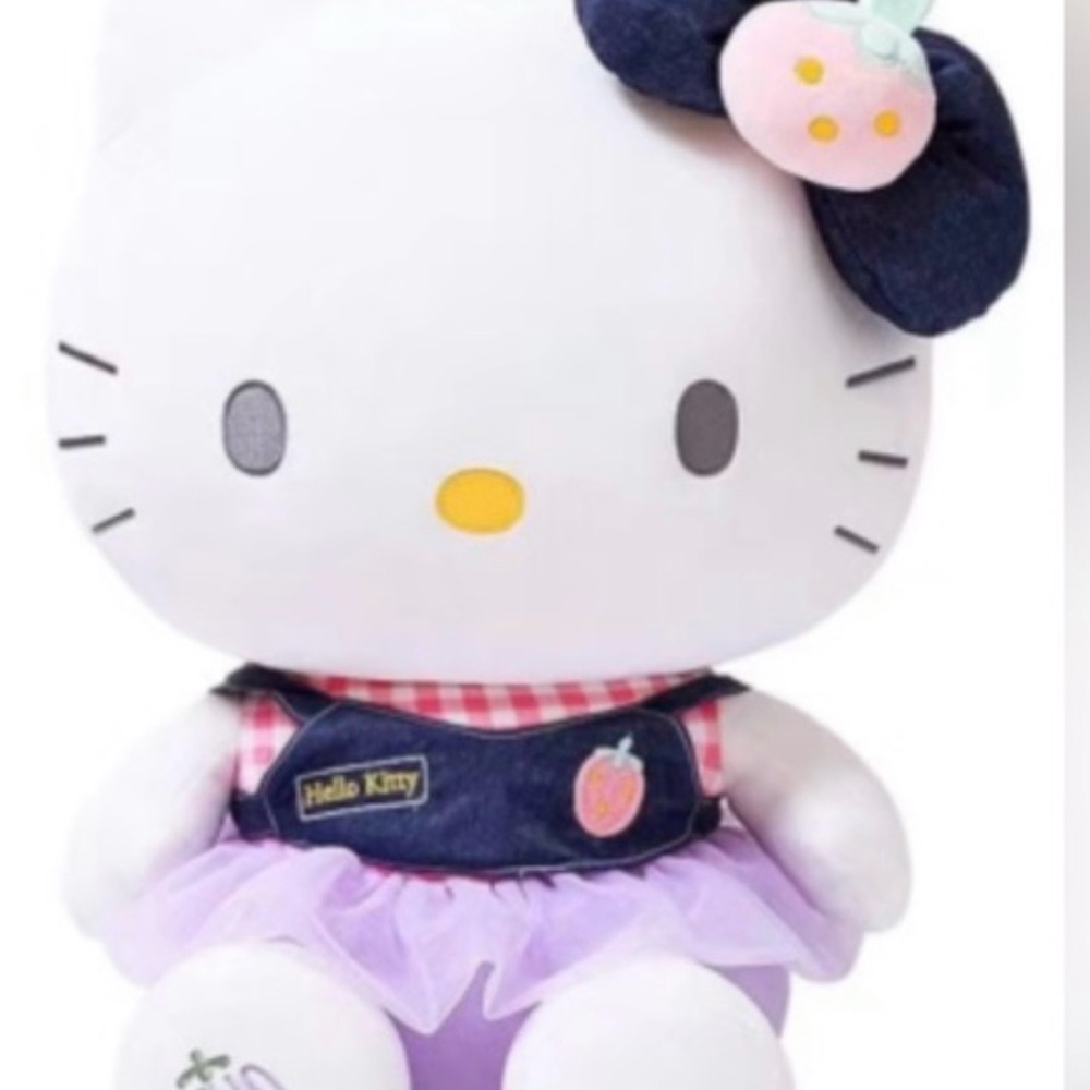 Hello kitty strawberry plush